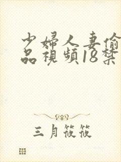 少妇人妻偷人精品视频18禁