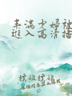 丰满少妇被猛烈进入高清播放百零