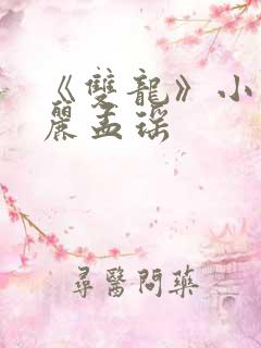 《双龙》小说于丽孟瑶