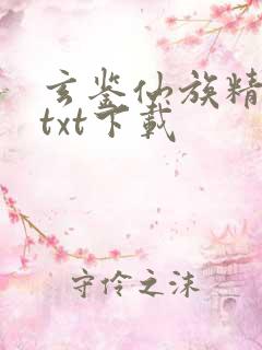 玄鉴仙族精校版txt下载