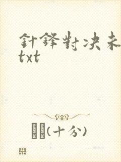 针锋对决未删减txt