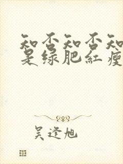 知否知否知否应是绿肥红瘦是什么花
