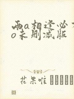 两a相逢必有一o未删减版 番外txt