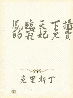 凤临天下摄政王的宠妃免费阅读