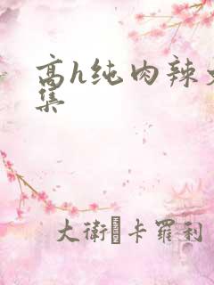 高h纯肉辣文合集