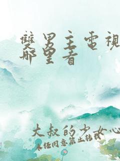 双男主电视剧在哪里看