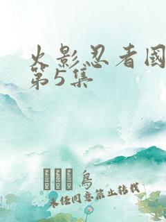 火影忍者国语版第5集