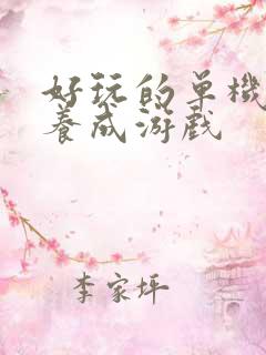 好玩的单机手机养成游戏