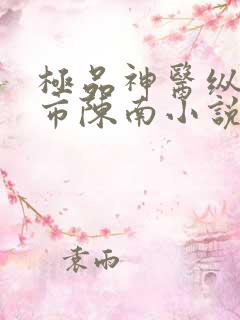 极品神医纵横都市陈南小说