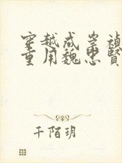 穿越成崇祯帝,重用魏忠贤的小说