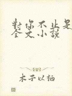 对你不止是喜欢全文小说