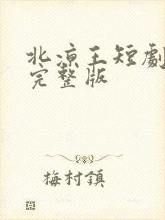 北凉王短剧免费完整版