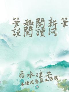 笔趣阁新笔阁小说阅读网