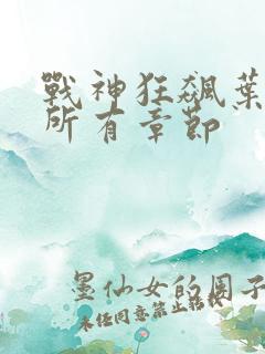 战神狂飙叶无缺所有章节