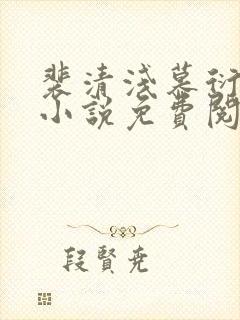 裴清浅慕衍之的小说免费阅读无弹窗