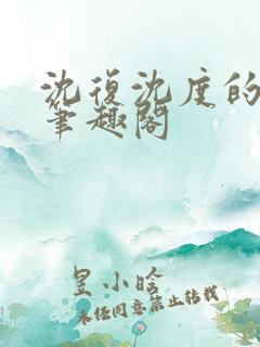 沈复沈度的小说笔趣阁