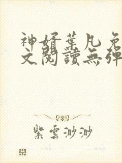 神婿叶凡免费全文阅读无弹窗