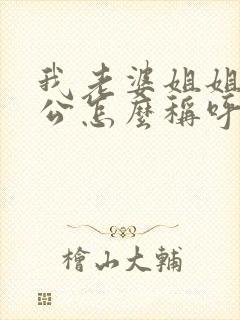 我老婆姐姐的老公怎么称呼