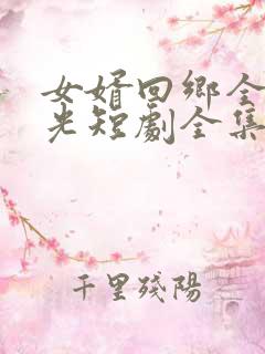 女婿回乡全村风光短剧全集在线播放