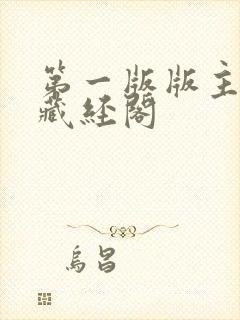第一版版主小说藏经阁