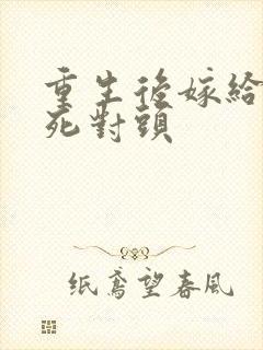 重生后嫁给渣男死对头