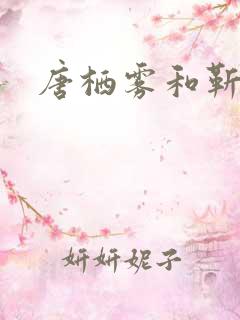 唐栖雾和靳沉野