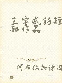 王宇威的短剧全部作品