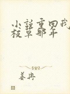 小说重回我爸当校草那年