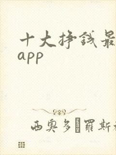 十大挣钱最快的app