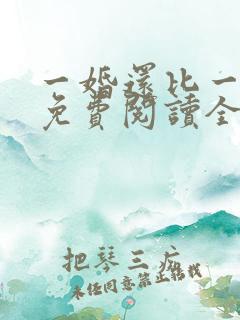 一婚还比一婚高免费阅读全文小说