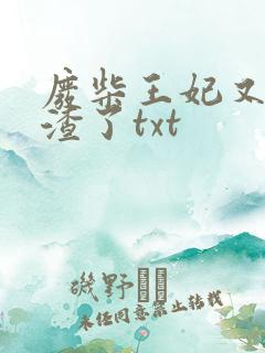 废柴王妃又在虐渣了txt