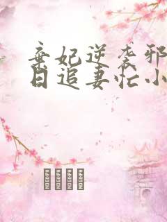 弃妃逆袭邪王日日追妻忙小说