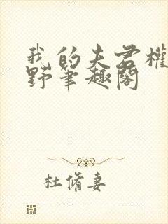 我的夫君权倾朝野笔趣阁