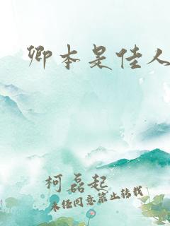 卿本是佳人