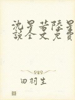沈星若陆星延小说全文免费阅读