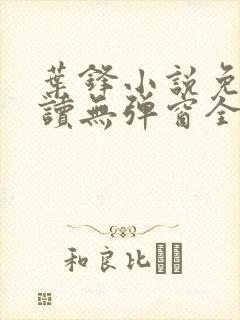 叶锋小说免费阅读无弹窗全文