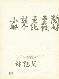 小说免费阅读器哪个比较好