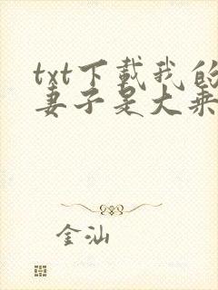 txt下载我的妻子是大乘期大佬