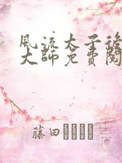 风流太子后宫萧大师免费阅读全文