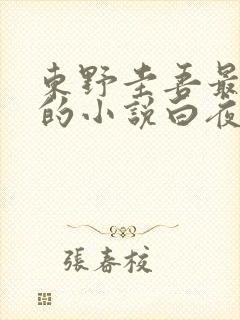 东野圭吾最好看的小说白夜行