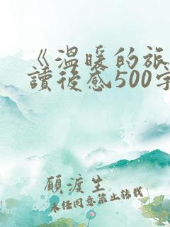 《温暖的旅程》读后感500字