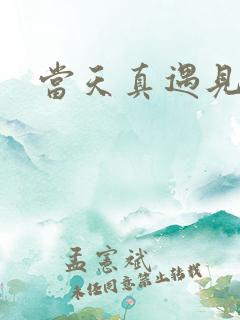 当天真遇见爱情