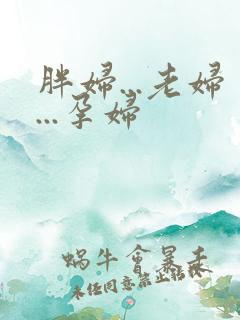胖妇...老妇...孕妇