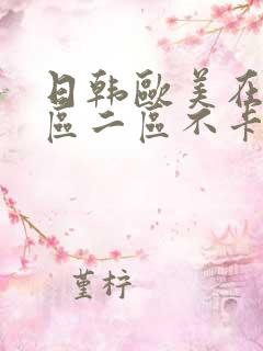 日韩欧美在线一区二区不卡