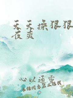 天天操狠狠操夜夜爽