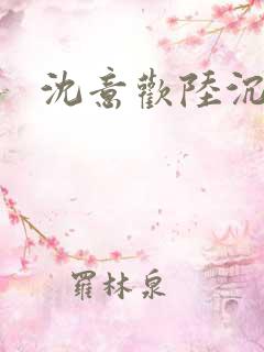 沈意欢陆沉舟