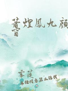萧煜凤九颜无弹窗