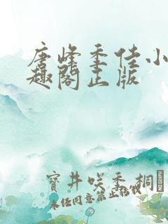 唐峰季佳小说笔趣阁正版