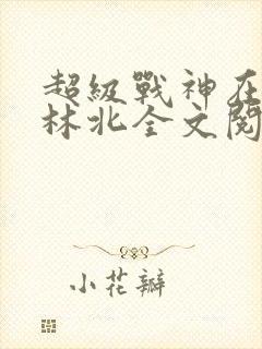 超级战神在都市林北全文阅读