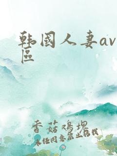 韩国人妻av一区
